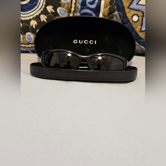 Gucci "GG" Rhinestone Sunglasses w/Case; GUC - Picture 1 of 9